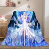 Japanese anime cute cartoon theme Sailor Moon Tsukino Usagi blanket suitable for home beds, sofa covers, office nap, outdoor warm blankets O4
