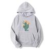 Mexican Japanese Cactus Pattern Printed Women's Sportswear Fashionable and Warm 2D Hooded Casual Hoodie Women's Wear