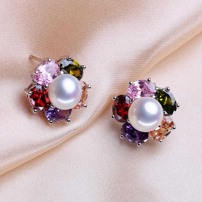 FENASY серьги с натуральным пресноводным жемчугом — фото 4