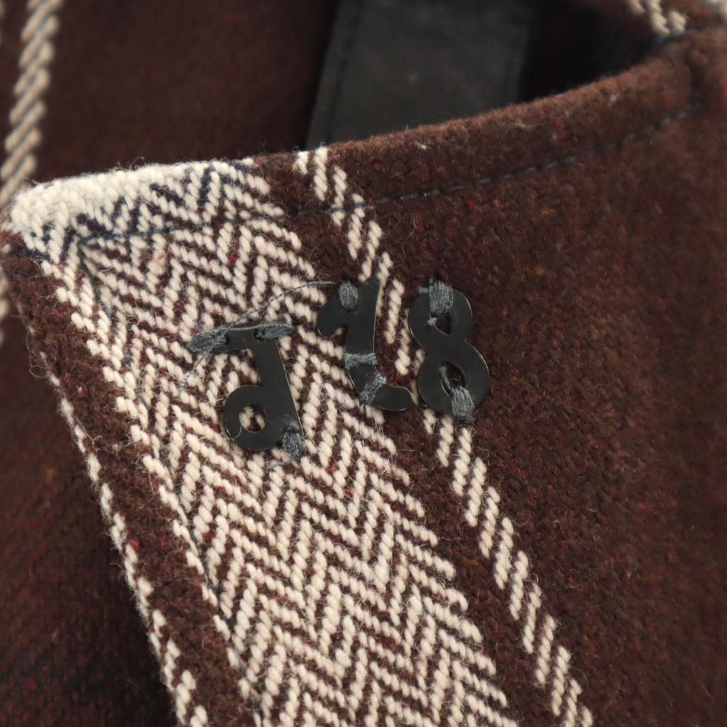 DIESEL check coat M Brown Men's Used