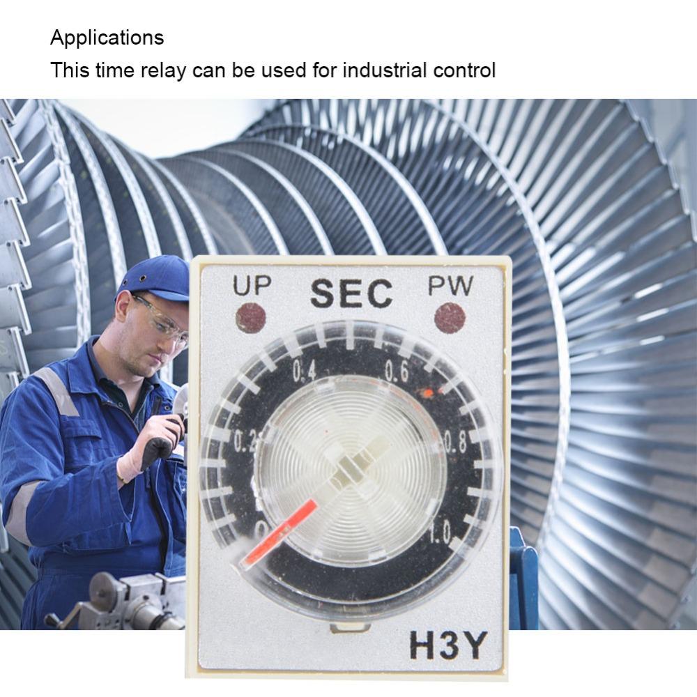 24VDC Time Relay 1/10/30/60S Time Control Switch Precision Timing Delay Timer  Electrical Systems