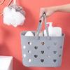 Portable Folding Shower Basket (storage Basket *1) Gray 24.5*16.5cm