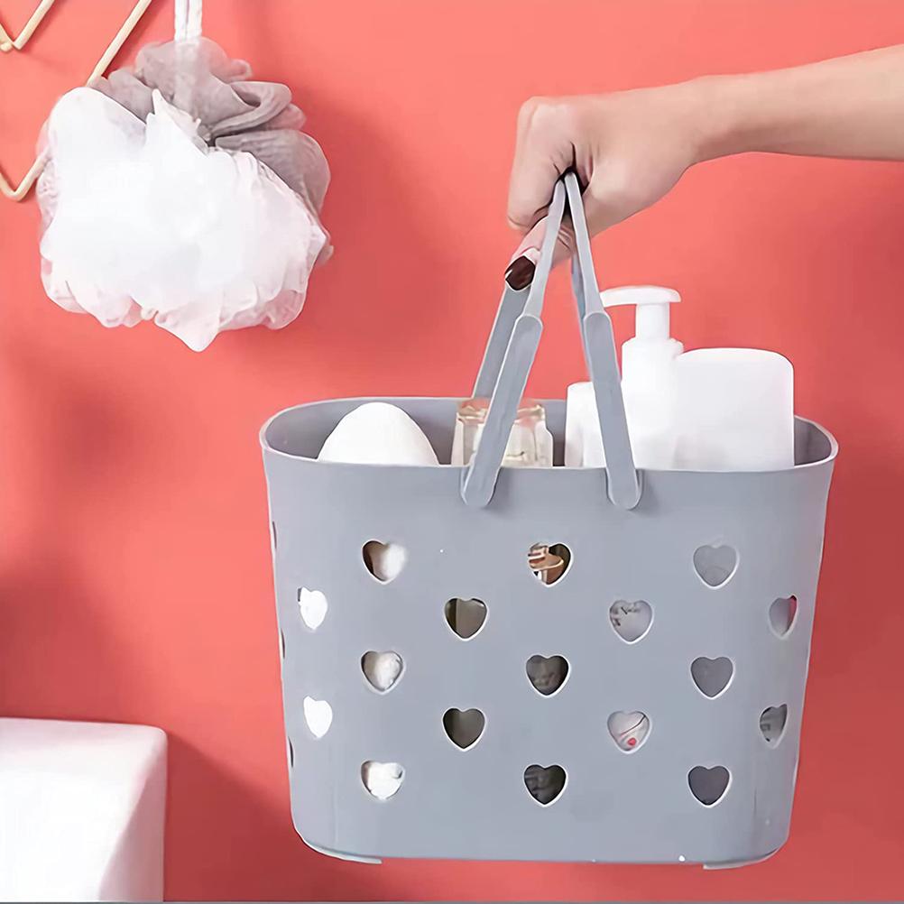 Portable Folding Shower Basket (storage Basket *1) Gray 24.5*16.5cm