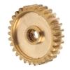 Spur Gear Brass 30 Tooth for Servo 25 Tooth Spline 0.8 Mod Industrial Robot Part 4305?0025?0030
