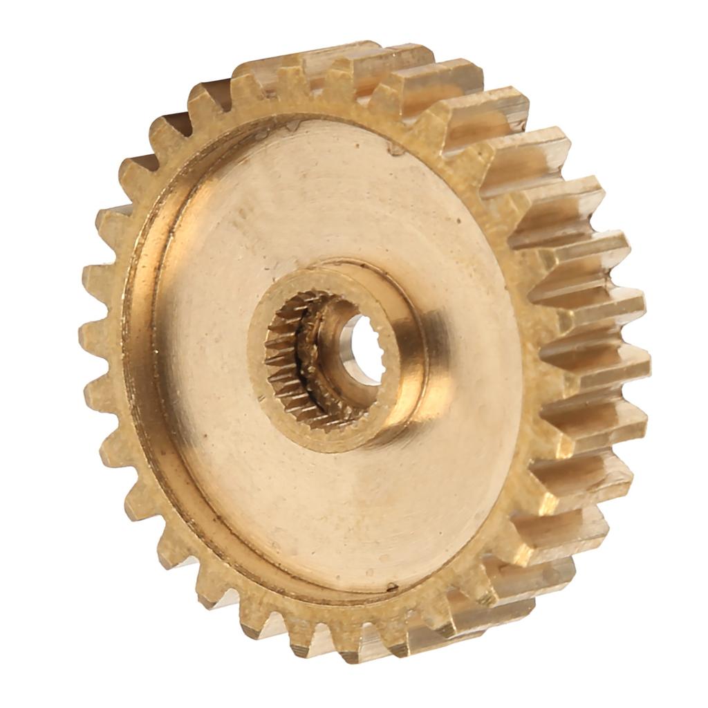 Spur Gear Brass 30 Tooth for Servo 25 Tooth Spline 0.8 Mod Industrial Robot Part 4305?0025?0030