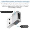 USB Type C Adapter 6A USB 2.0 Type A Male To Type C Female Converter for Charging and Data Transfer