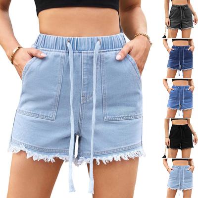 Ladies' Casual  Versatile Fashionable Denim Shorts