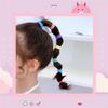 100 baby girl hair ties, cotton toddler hair ties, small seamless headbands, elastic cute hair accessories