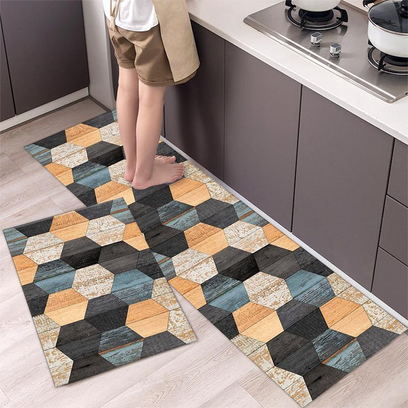 Waterproof Oilproof PVC Kitchen Carpet Anti Slip Floor Mat Long Rug Home Decoration Foot Mats Alfombra De La Cocina