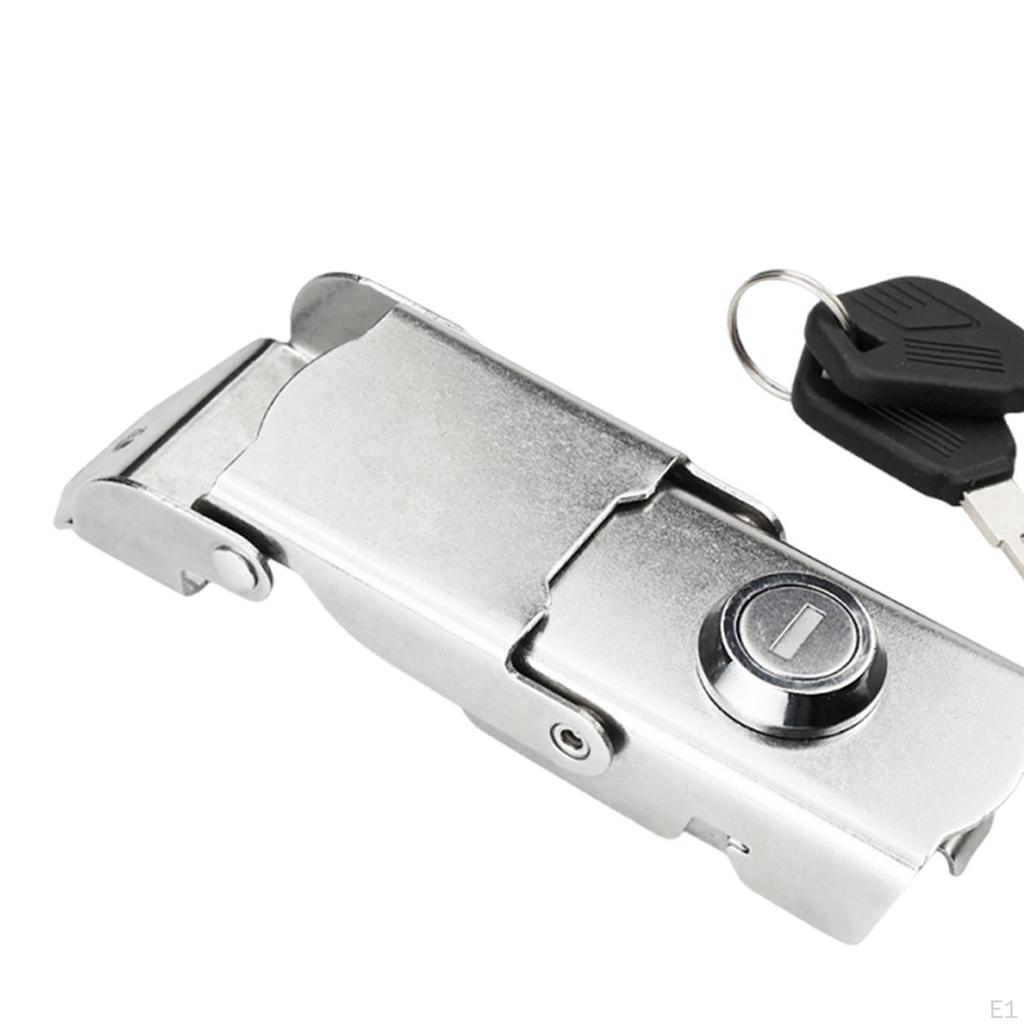 Motorcycle Rear Trunk Lock, Modification Easy to Install Fittings, Sturdy Replacement Repair Anti