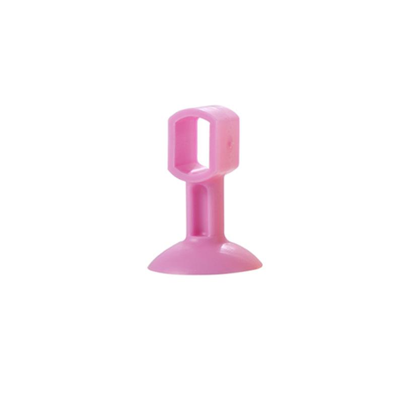2 pezzi Nessuna collisione di pugni in silicone Porta Aspirazione Bagno Porta Tocca Gomma Fermaporta Maniglia Porta Bagno Multifunzionale Ponte Rotto Finestra Aspirazione