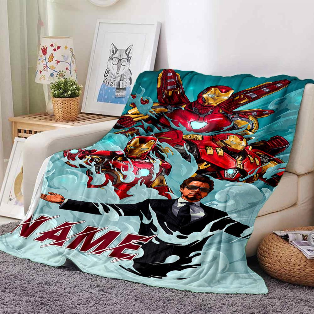 Custom Name Deadpool Wolverine blanket for Couch & Bed, Plush Cozy Fuzzy Blanket Super Soft & Warm Blankets for Fall and Winter. 090823