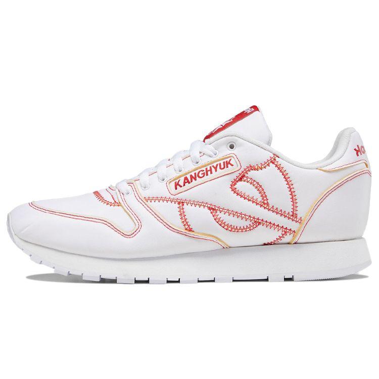 

Reebok Kanghyuk x Classic Leather Unisex White Primal Red Black GW1069 EU 42