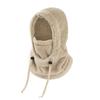 Adorable Bear Ear Kids' Pullover Hat – Windproof, Warm Neck Gaiter for Autumn & Winter