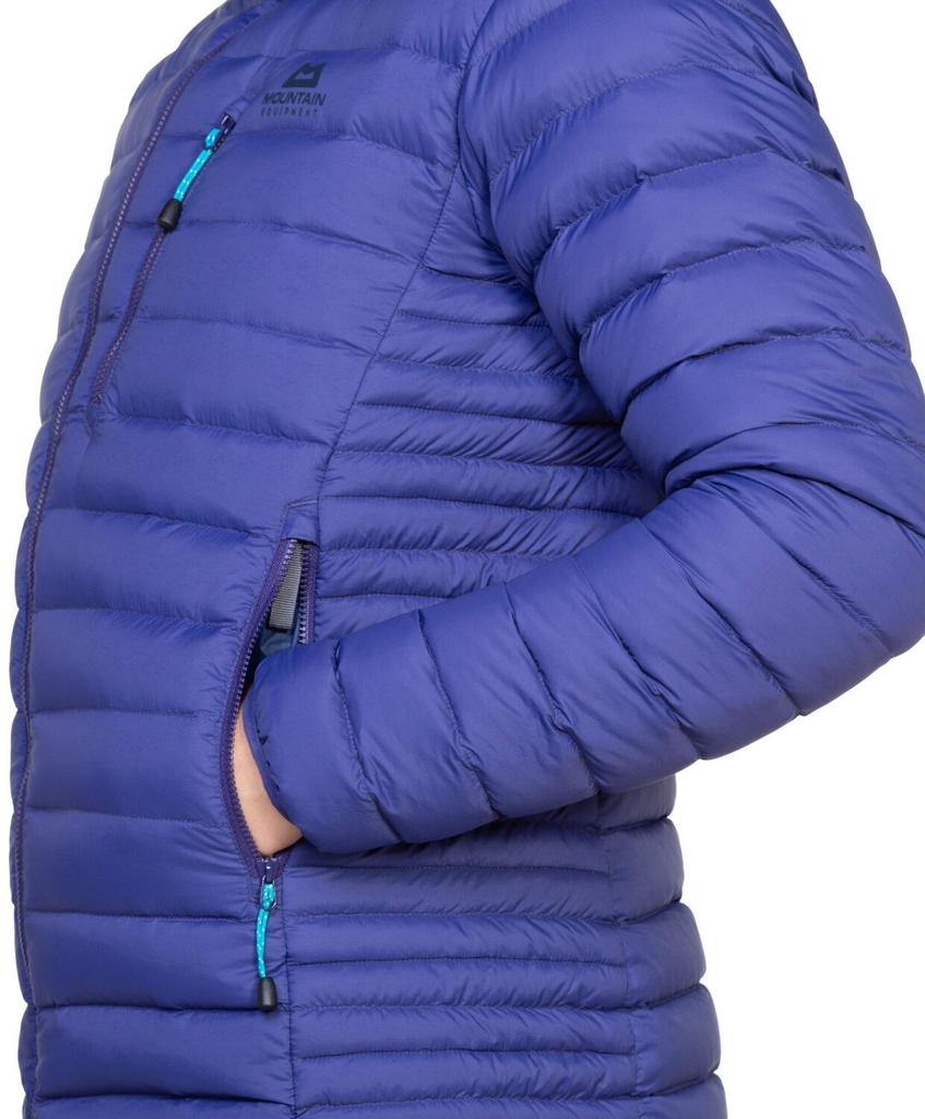 Jacket Mountain Equipment Earthrise Hooded Jacket Down Jacket Blue Cosmos