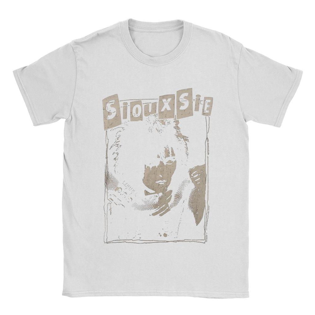 Men's Siouxsie Sioux Susan Janet Ballion T Shirt Siouxsie and the Banshees Pure Cotton Clothing Vintage Tees Printed T-Shirt