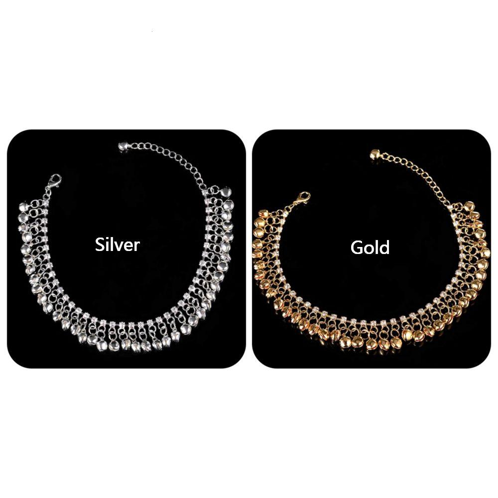 Personality Romantic Dance Beach Pendants Alloy Tassel Foot Chain Bell Anklet