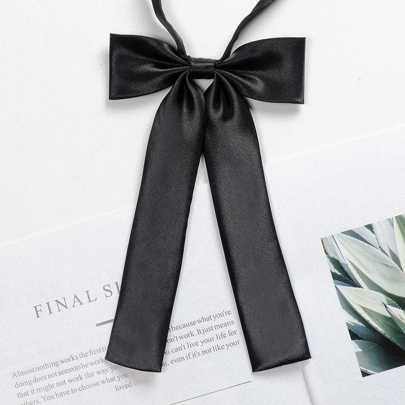 Kids Pattern Polyester Lazy Tie With Clip For School Uniforms And Gift Ideas