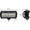 Inch 120W Spotlight Led Work Light WANYI 12V/24V Vehicle Work Light 6000K 12000LM Spot Flood COMBO LED Fog Lights (2 Pieces)