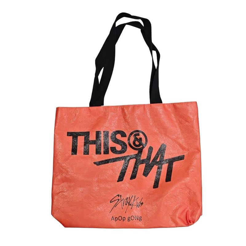Stray Kids × ApopGong(THIS & THAT)exclusive bag Text Logo Version