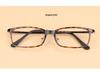 Ultralight 2050 Tungsten Carbon Steel Eyeglass Frame for Myopic Lenses - Unisex Square Design
