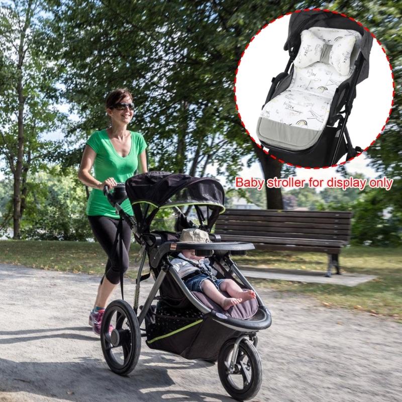 Breathable Pram Seat Pad Mattress Toddlers Newborns Strollers Seat Liner Strollers Pad Baby Pushchair Double Sided Cushion