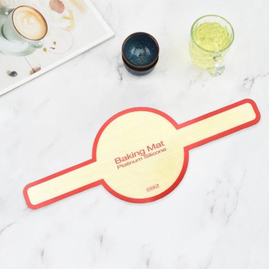 Bread Mat Non-Stick Silicone Bread Sling Reusable Bread Baking Mat with Long Handle for Home Kitchen