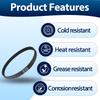 Air Compressor Drive Belt with Toothed Inner Profile, Rubber Construction for OF60150HA OF60150HB OF60150HBT Compressor Belt
