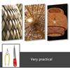 2Pcs Dragon Pattern Basket Weaving Kit Stainless Steel Weaving Tool Handmade Tool  Furniture Repair