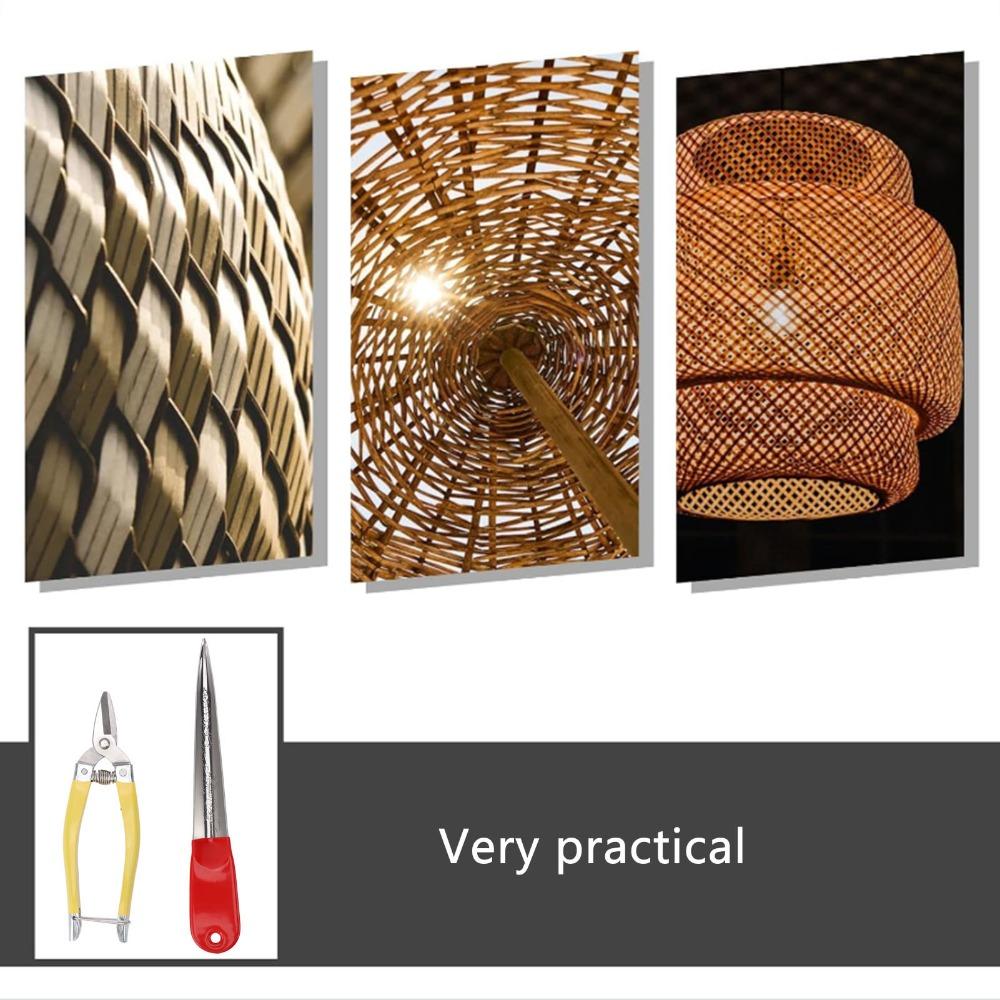 2Pcs Dragon Pattern Basket Weaving Kit Stainless Steel Weaving Tool Handmade Tool Furniture Repair