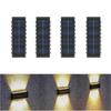 Warm Light Solar Wall Lamp Streetlights Waterproof Lamp Decoration Lights Outdoor Lighting  Garden