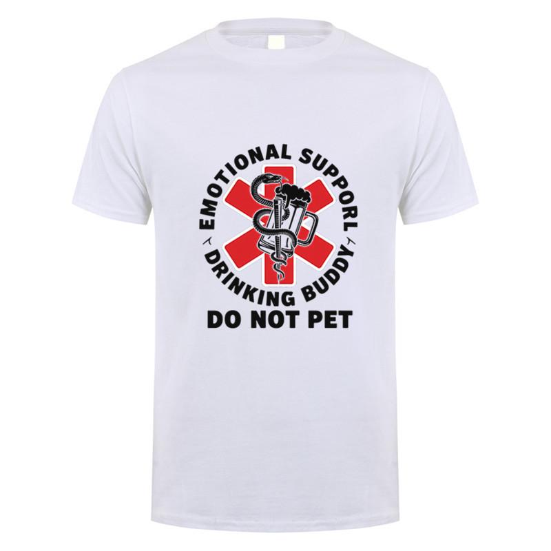 Emotional Support Drinking Buddy Beer Graphic Tshirt Funny Gift Casual Cotton Tee Dy316