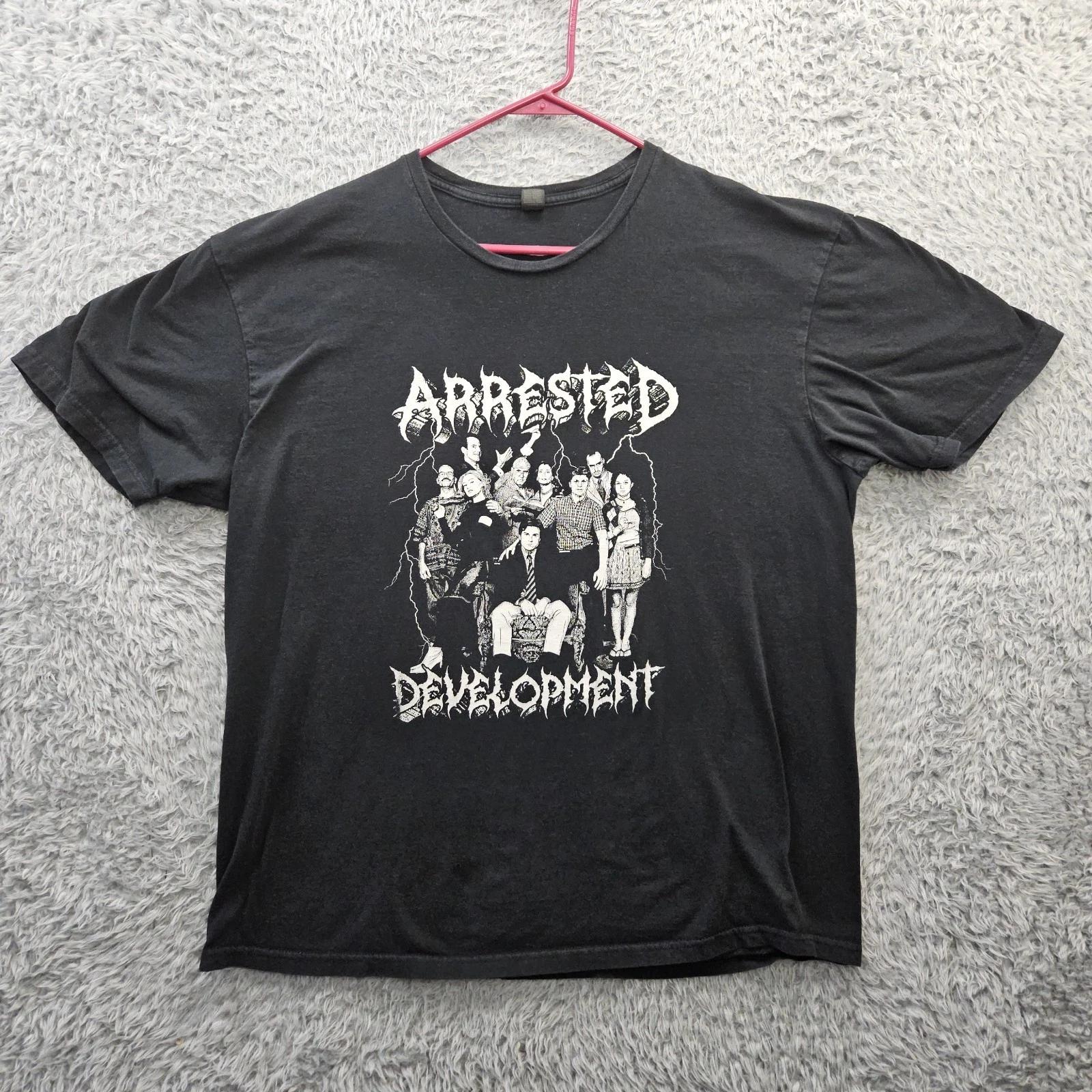 Arrested Development 100% Cotton T-shirt Mens Tees Top Men XL Gildan Soft style Cotton S