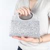 In-Stock Sparkling Diamond Crossbody Handbag - Perfect for Weddings and Evening Wear in European and American Styles.