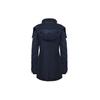 Canada Goose Elwin Series Black Label Warm Mid-Length Hooded White Goose Down Jacket Winter Women outerwear Navy-Blue 3205LB-646