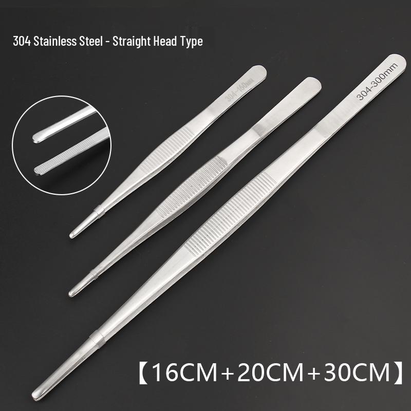 Extra Long Stainless Steel Tweezers for Aquatic Plants and Turtle Feeding