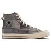 Mens Notre x Converse Chuck 70 High Textile Unisex Sneakers Grey Frost-Grey Natural-Ivory A01628C