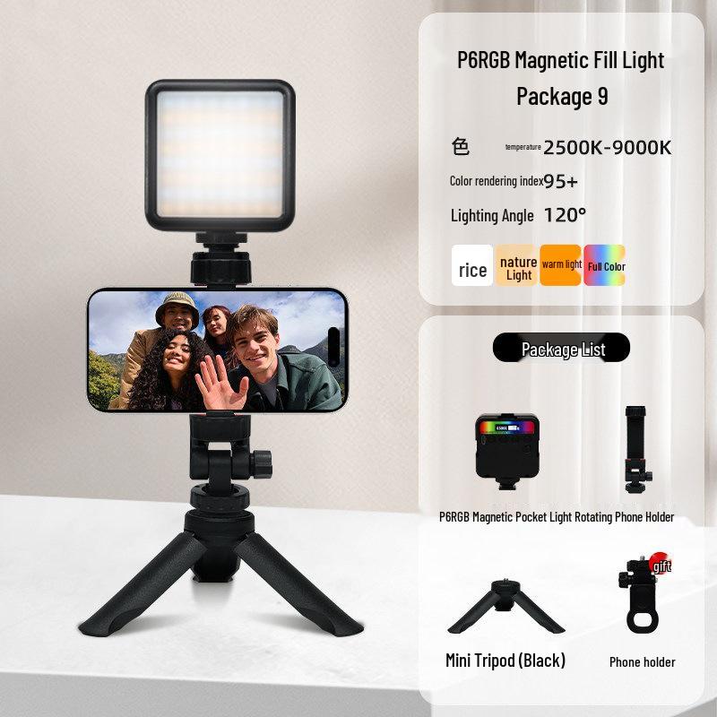 Yingkexi Mini RGB DSLR Camera Fill Light for Photography & Live Streaming