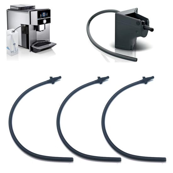 3 Pcs Silicone Milk Hose for Fully Automatic Coffee Machine 11.8 Inch Milk Tube Replacement Accessories for Siemens