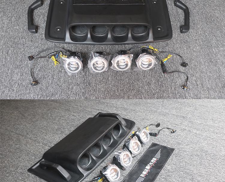 Hummer H3 Hood Scoop Spotlight & Light Kit for Exterior Accessories