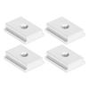 4Pcs Sliding Slot Nut T Type Aluminum Alloy Woodworking Linear Motion Parts 30 Series M6 Silver