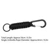 Outdoor Mountaineering Buckle Hand Woven Sports Carabiner Umbrella Rope Car Key Chain