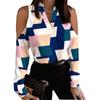 JPNTKY Women's Fashion Casual Autumn Winter Long Sleeve V-Neck Blouses & Shirts