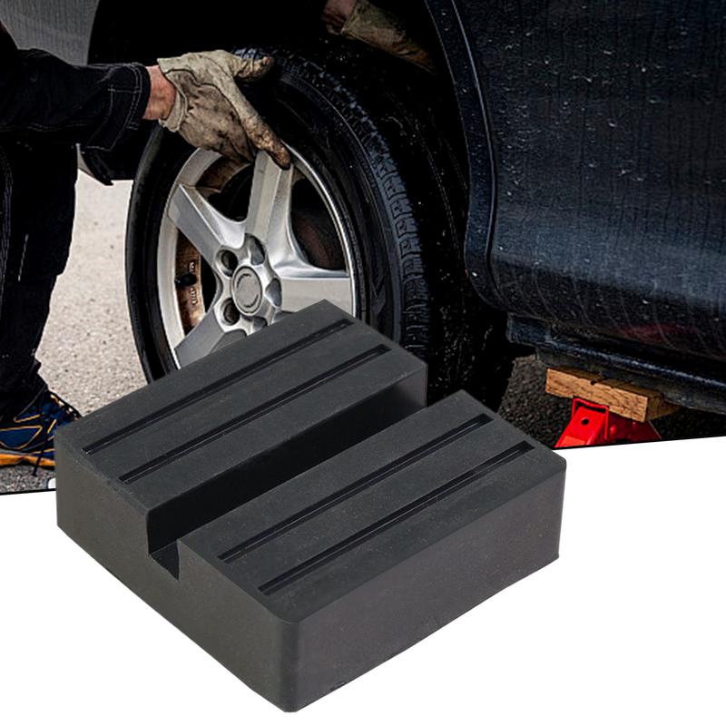 Jack Pads Jack Rubber Pad Anti-Slip Rail Adapter Heavy Duty Support Block Rubber Anti-Slip Repair Tool For Beam Car & Floor