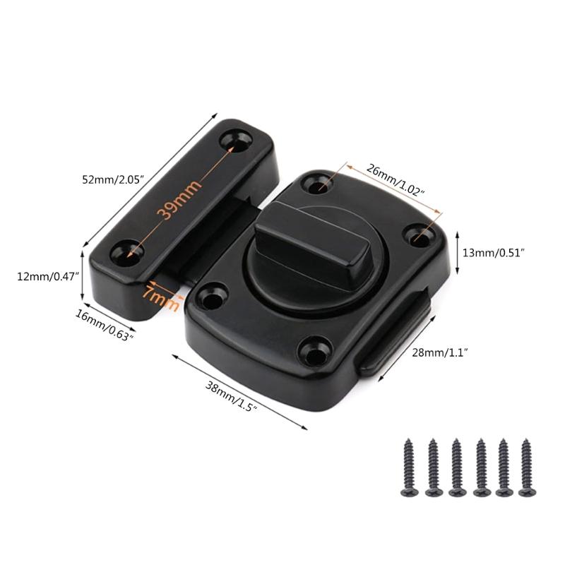 3Digit Combination Cabinet Lock Lockers Keyless Lock Privacy Password Lock Rotary Latches Zinc Alloy Cupboard Lock