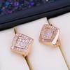 Stud Earrings For Women Fashion Luxury Cubic Zirconia Drop Earrings