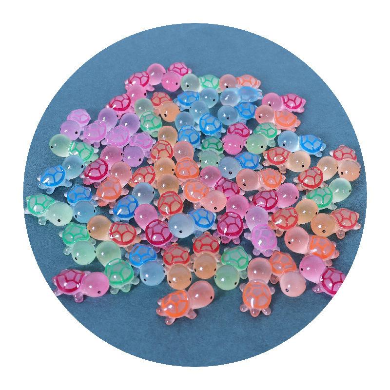 Mini Cartoon Luminous Turtle Blind Bag Turtle Randomturtle Ornament Diy Pendants Car And Home Ornaments S/L Size