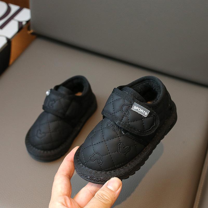 Winter New Child Cotton Shoes Fashion Cute Cartoon Girl Shoe Warm Comfort Simple Boys' Shoes Classic Trendy Snow Boots Zapato