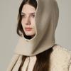 WHITE SANDS Wool Hooded Muffler Trika (4 Colors)