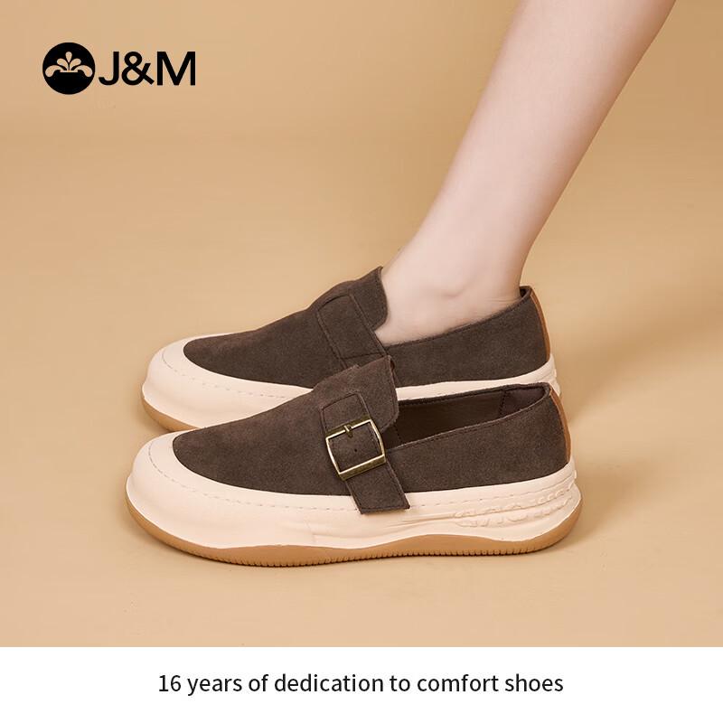 Женские повседневные лоферы на платформе J&M 39